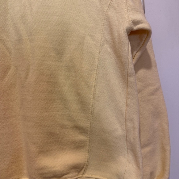 Fisherman’s Daughter aesthetic Boston sweatshirt butter yellow cornflower blue - Picture 4 of 5